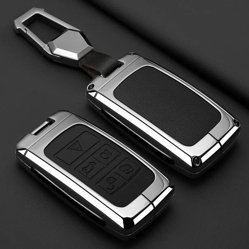 Car Key Case Bag Cover Shell For Jaguar Xf Xj Xe S-Type F-Type X-Type F-Pace I-Pace E-Pace Android Xfr Xkr Keychain Accessories