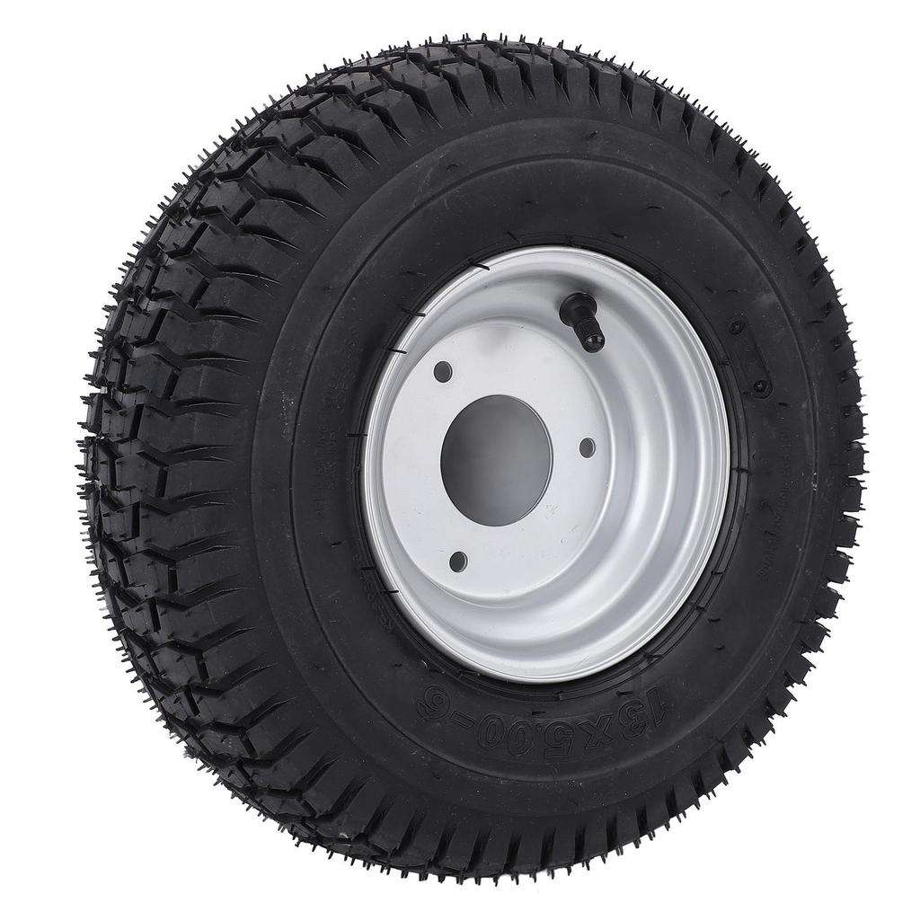 Anvelopă 13x5.00 6 Roată cu Jantă Vacuum Fără Cameră Tracțiune Îmbunătățită Antiderapant Anvelopă All Terrain pentru ATV Quad Go Kart Golf