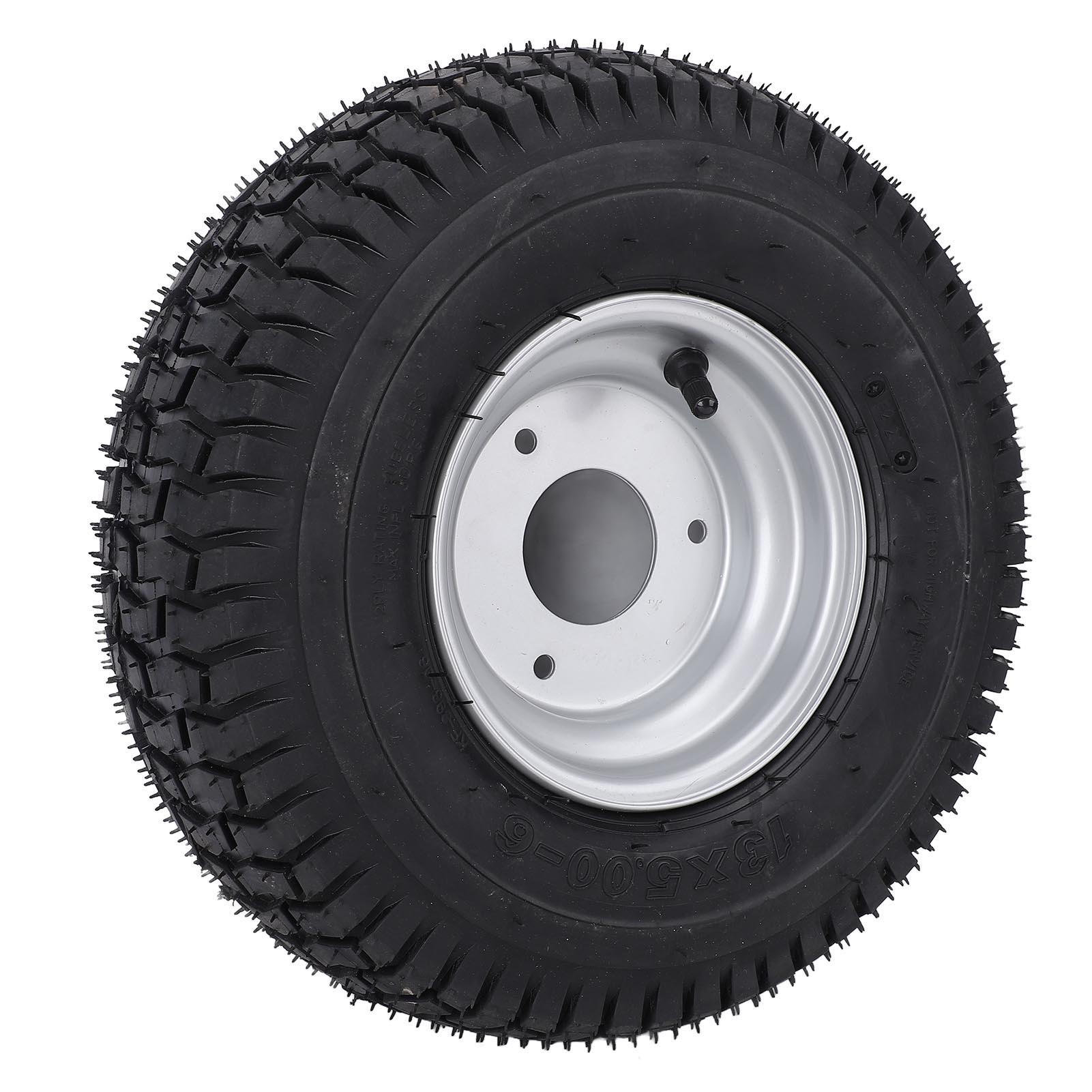 

Шина 13x5.00 6 дюймов с диском Вакуумная бескамерная Улучшенное сцепление Противоскользящая Внедорожная шина для квадроцикла, картинга, гольф-кара