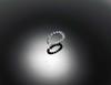 Wooing 4-Prong 3Mm Silver Compass Layering Ring Tanzanite Stone