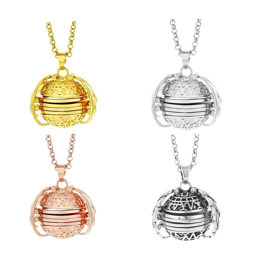 Engelsflügel-Fotoanhänger, Medaillon-Halskette mit erweiterbarem Bild – Geschenkidee