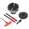 Lathe Chuck 4in CUG3418CC 4 Jaw 1INx8TPI Alloy Steel Clamping Chuck Accessory Set Kit