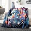 Unicorn Fantasy Home Customize Your Name Blankets Soft Cozy And Lightweight For Yearround Use Perfect For Picnics Sofa Relaxation Office Warmth