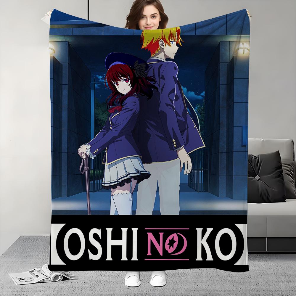 ANIME O-Oshi CUTE N-No k-Ko 3 Blanket Design Lightweight For Dorms, Naps, Living Room, Office,Sofa,All-Season