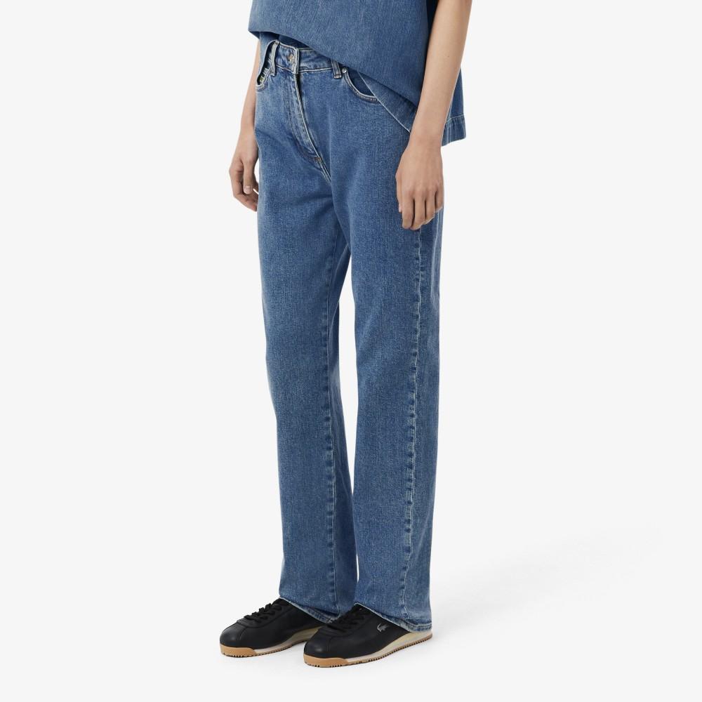 Lacoste Women's Straight Denim Pants HF6800-56G36L