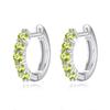 Luxury S925 Sterling Silver Topaz Earrings for Women Natural Crystal Birthstone Studs Earring Exquisite Banquets Jewelry FCGJHW