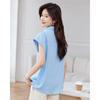 TERRE BLEUE Women's Casual Loose Fit Summer Shirt