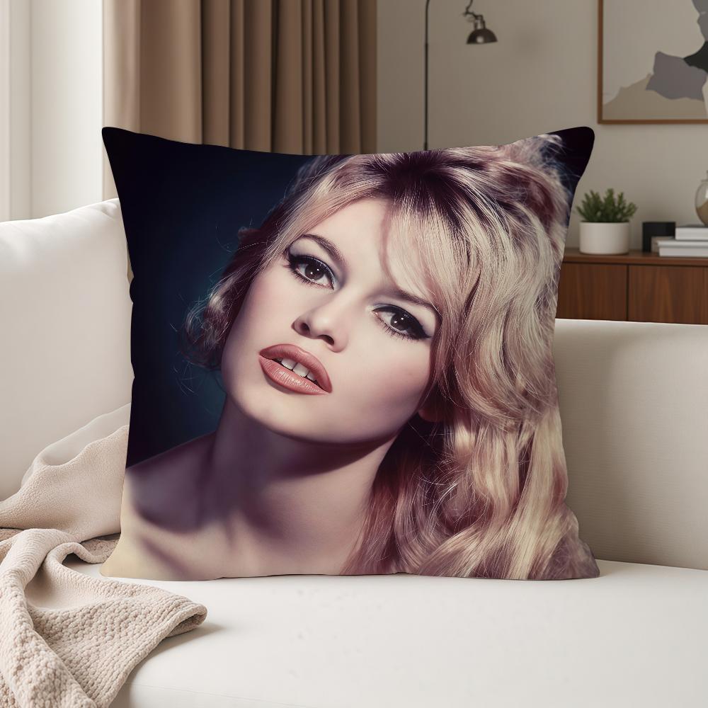 B-Brigitte B-Bardot-S Pillow Case Suitable For Bedrooms Living Rooms Cars Home Decoration
