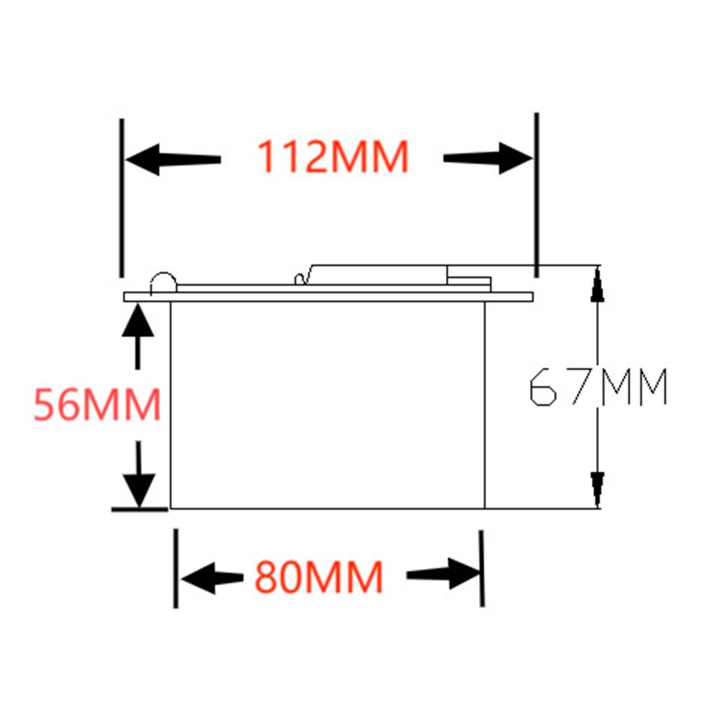 Power Cord Hatch RV Cable Compartment Camping Power Access No Additional Tools Required Dust And Moisture Protection