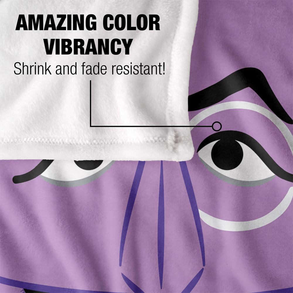 Sesame Street Face The Count Blanket