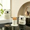 Cutie Scobitori cu Capac Koala Rezistent la Praf Scobitori Bețișoare de Bumbac Cercei Obiecte Mici Suport Igienic Ornament de Birou