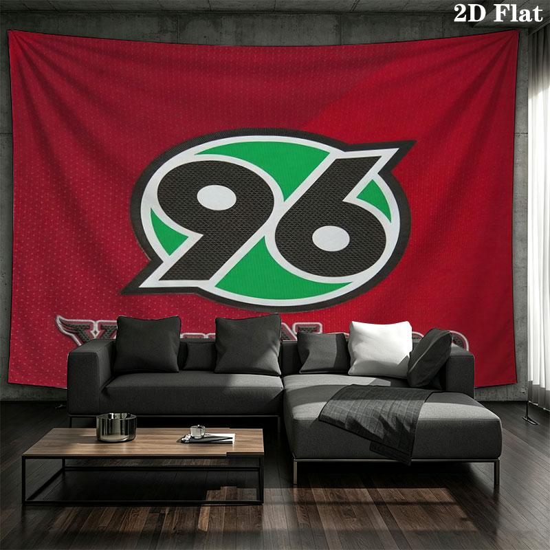 Hannover 96 Custom Name Wall Tapestry Aesthetic Wall Hanging Printed Fabric Blanket Decorative Tapestries for Bedroom Living Room Home Decor
