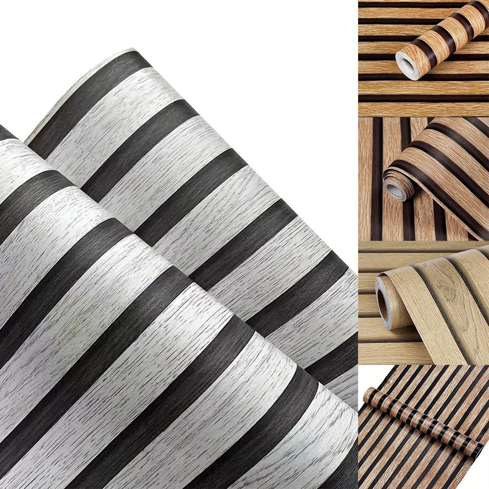 Perfect for DIY Projects Transform Your For Walls Using Our Waterproof PVC Imitation Wood Grain Size 45CM by 5M