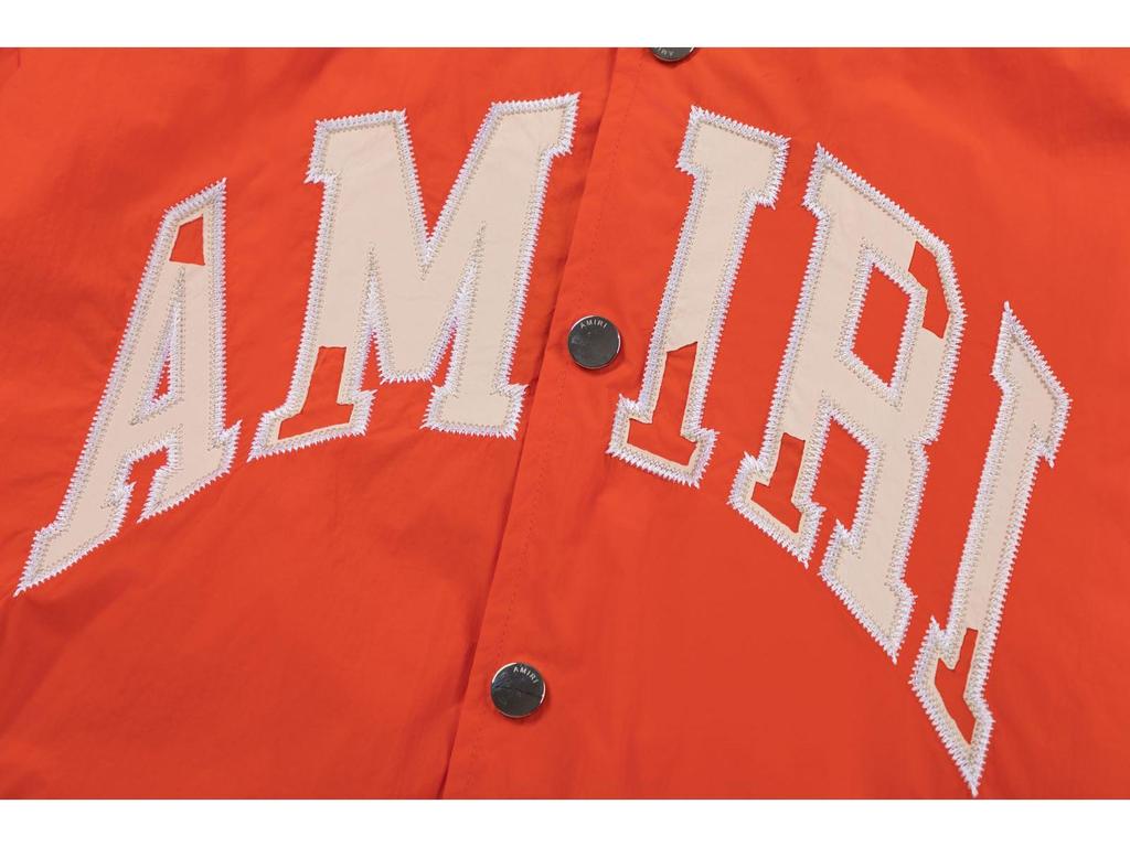 Podzim/Zima 2024 Unisex Korejský styl AMIRI Vyšívaná Baseballová bunda