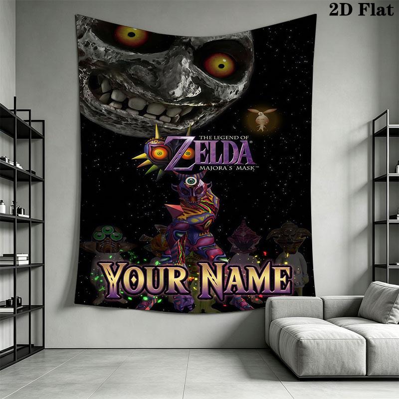 Custom Game Wall Hanging Printed Fabric Blanket Decorative Tapestries for Bedroom Living Room Home Decor