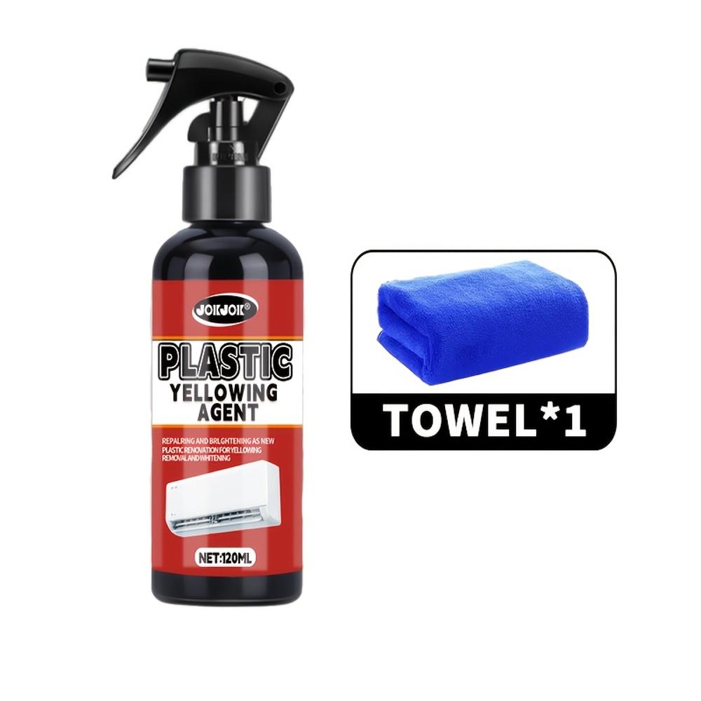 120ml Multi-Functional Plastic Yellowing Remover & Air Conditioner Repair Agent - Suitable for AC Units, Furniture, and Car Inte