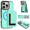 For Iphone 11 12 13 14 Pro Max 7 8 Plus SE 2 3 2022 Case Protective Cover Card Holder Stand Coin Magnetic Wallet Supports Wireless Charging