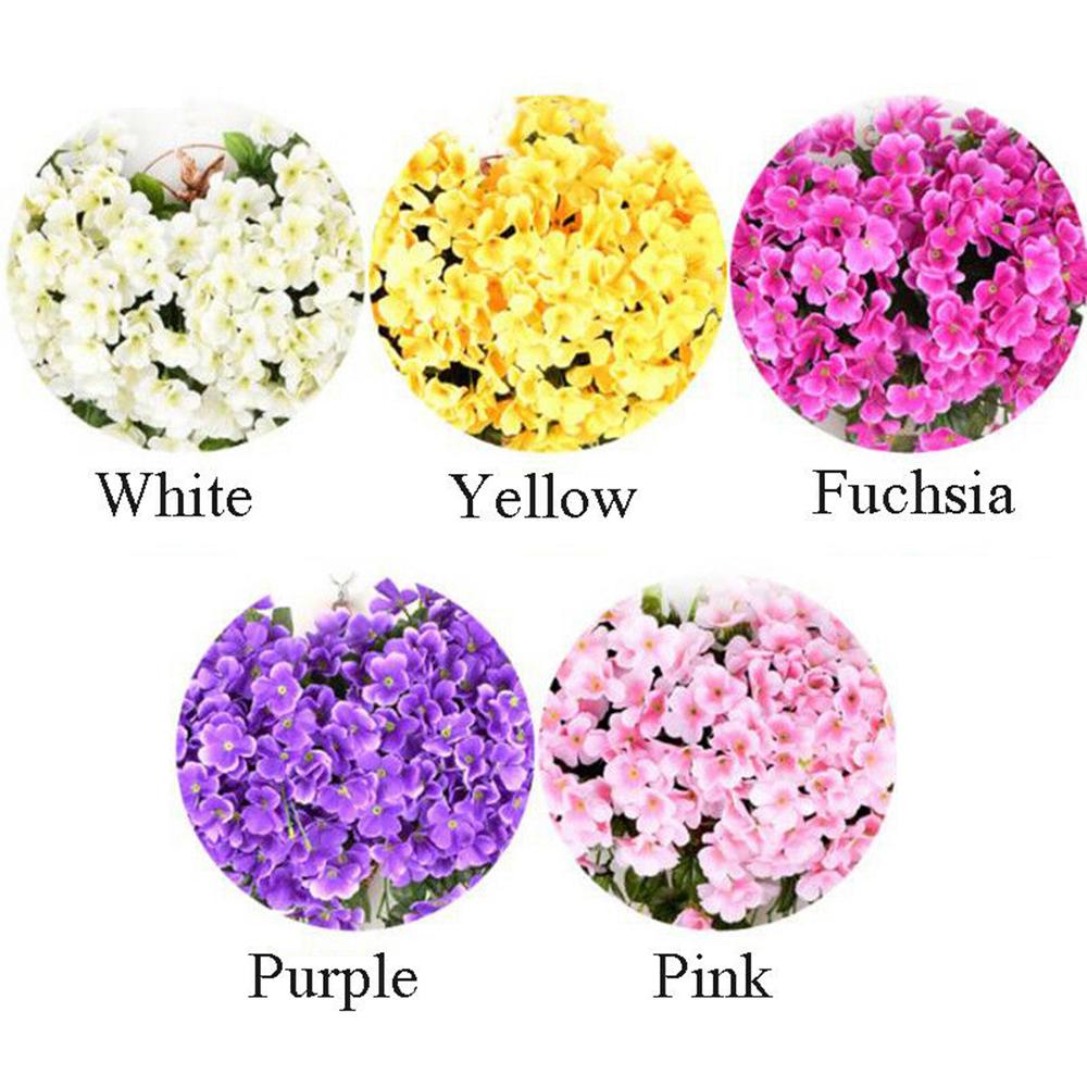 Artificial Fake Flowers Ivy Vine Hanging Garland Plant Wedding Home Decoration