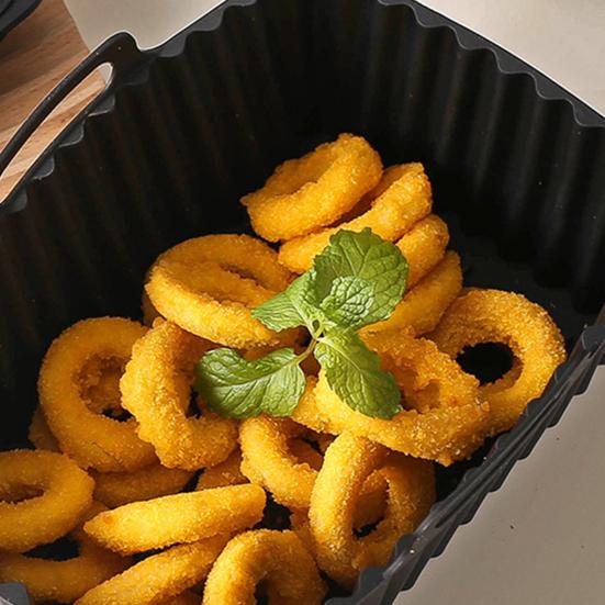 Silicone Baking Mat Non-Stick Air Fryer Liner for Cakes Cookies Jelly Pudding Oven Pan Hot Dog Bacon Rack Reusable Cake Molds