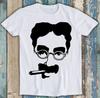 Autógrafo de Groucho Marx Hermanos Chico Harpo Sopa de Pato Camiseta de Regalo M1254