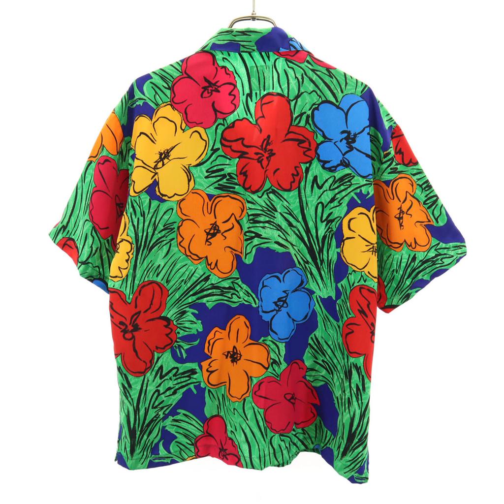 MOSCHINO JEANS Floral Short sleeve Open color shirt 9 Women Used