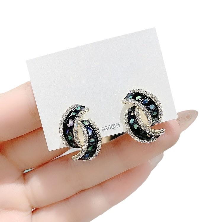 Fashionable Geometric Earrings for Women, Trendy Ins, French Elegant Earrings, Elegant Temperament, High-end Earrings