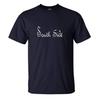 South Side Script T-shirt Stad Rep Southside Swag Kust Ca Marineblauw T-shirt