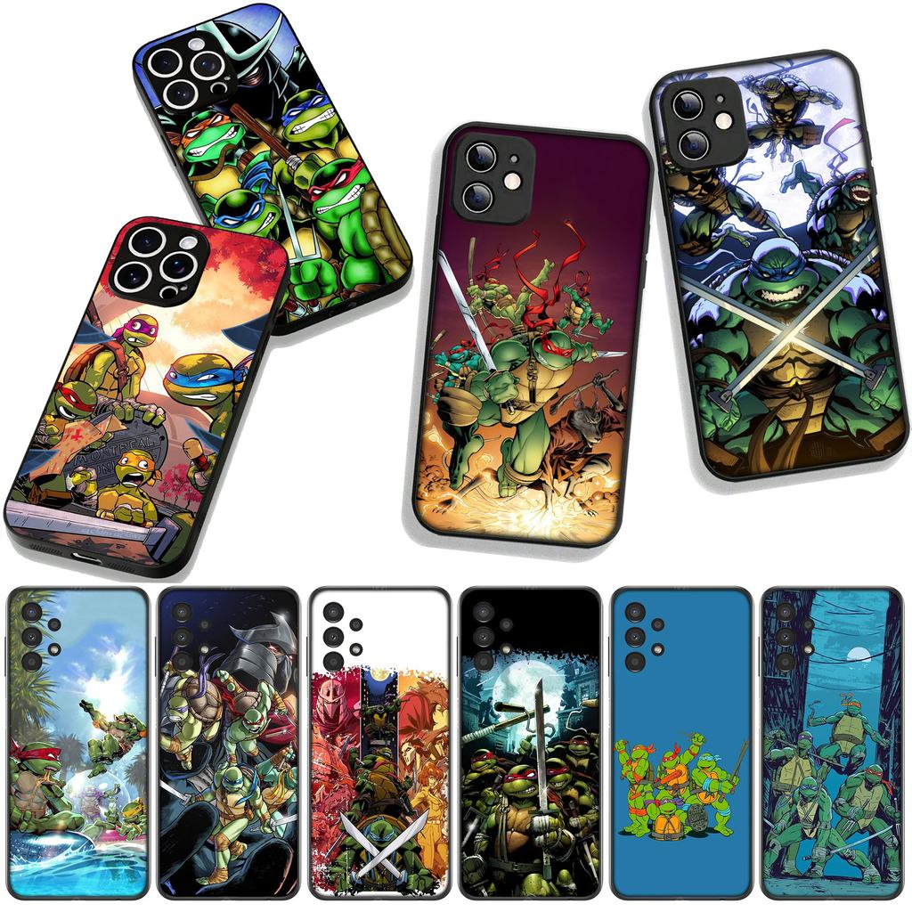 Cover for Apple iPhone 16 15 14 Plus 13 12 Mini 17 Pro Max + ProMax 16E Air Phone Case N-Ninjas Cartoon T-Turtles