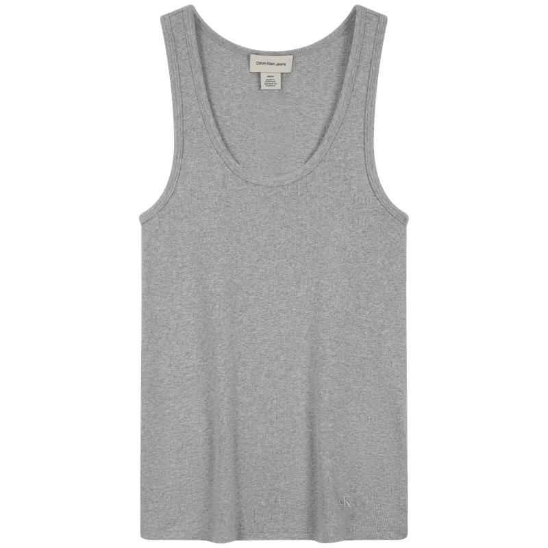 Calvin Klein Jeans Ribbed Stretch Slim Fit Tank Top XS