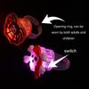 LED Light Halloween Ring Creative Glowing Ring Pumpkin Ghost Skull Rings for Kids Gifts Cute Luminous Finger Ring Party Supplies