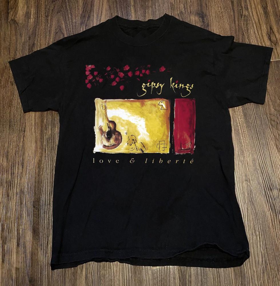 Gipsy Kings Band Love & Liberte Unisex T-Shirt Cotton MD1264 Unisex T-Shirt XXL