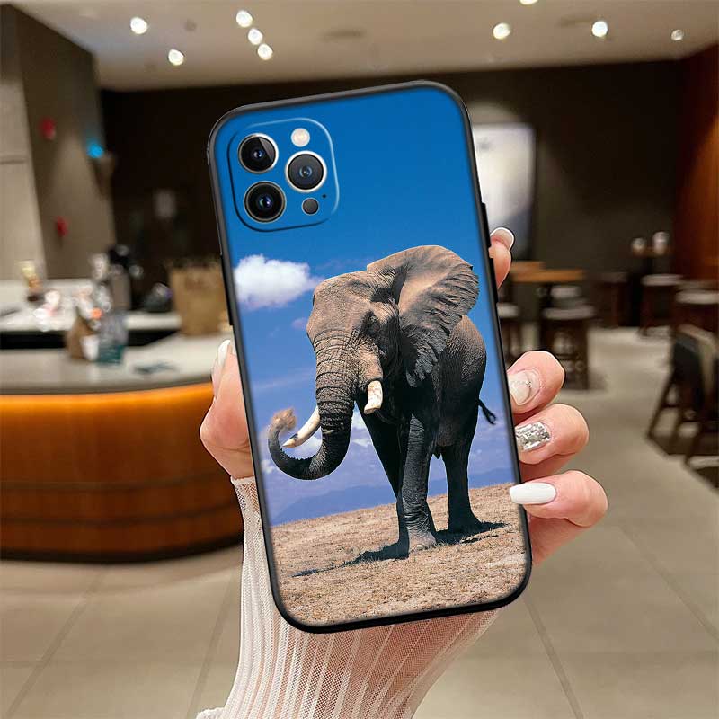 RE5 Animal Elephant New High-End Shell Phone Case for OPPO A3 Pro A72 A74 A76 A77 A77S A78 A79 A94 A95 A18 A40M A58