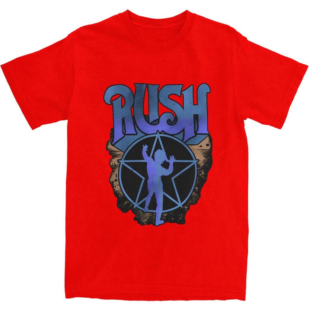 Herren T-Shirt Bestes Cover Rush Band Musik T-Shirts Mode Sommer T-Shirts Tolles Design Reine Baumwolle Oberteile Übergröße