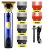 Hair Clipper Professional Cutter High Power Vintage T9 USB Hair Cutting Machine Trimmer for Men Cordless Beard Trimmer Barber