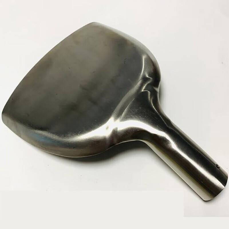 NHZHIW Large 304 Stainless Steel Stir-fry Shovel with 100cm Wooden Handle