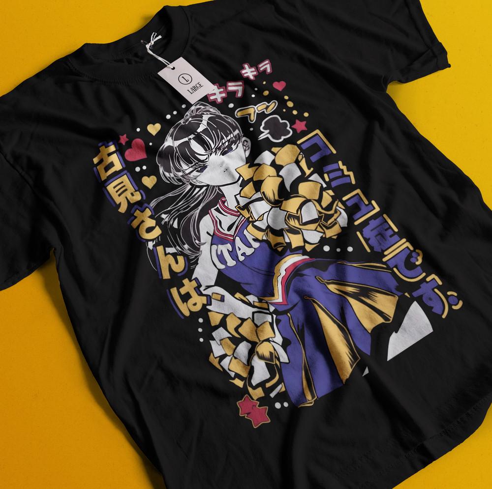 

Komi san Can t Communicate T-Shirt,hitohito,omoharu,ren,anime,manga,all size XL