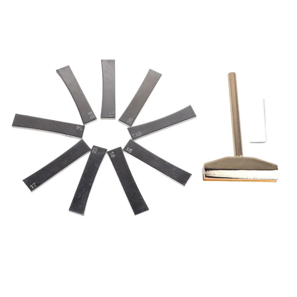 Fret Installation Set Fingerboard Fret Press Tool with Mounting Clamp Electric Guitar Repair Tools