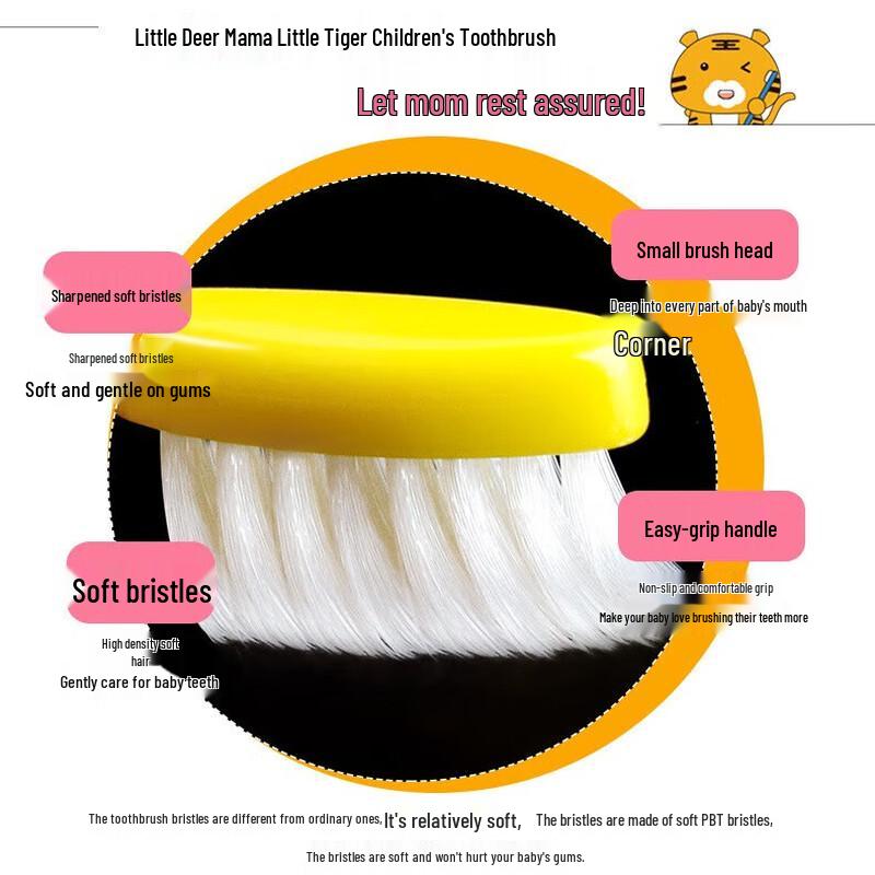 Fawnmum Giraffe Children's Soft Toothbrush