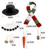 Carrot Noses Xmas Snowman Decorating Kit Scarf Christmas Snowman Kit  Kids Toy