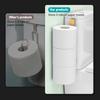 Wall Mounted Roll Paper Hanger Punch-free Lengthen Tissue Storage Holder  Bathroom