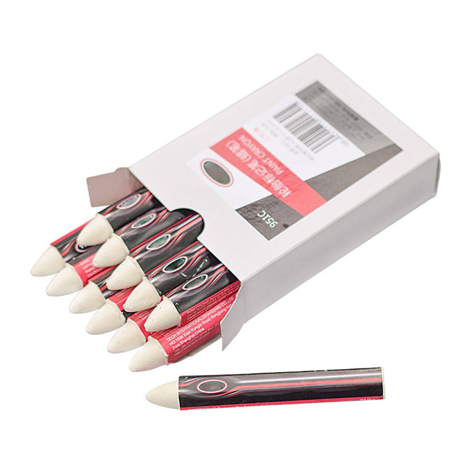 

Multipurpose Double Head Tire Writing Crayons Waterproof Oil Resistant Wax Marker for Motorbike Automotive UV Protection 1