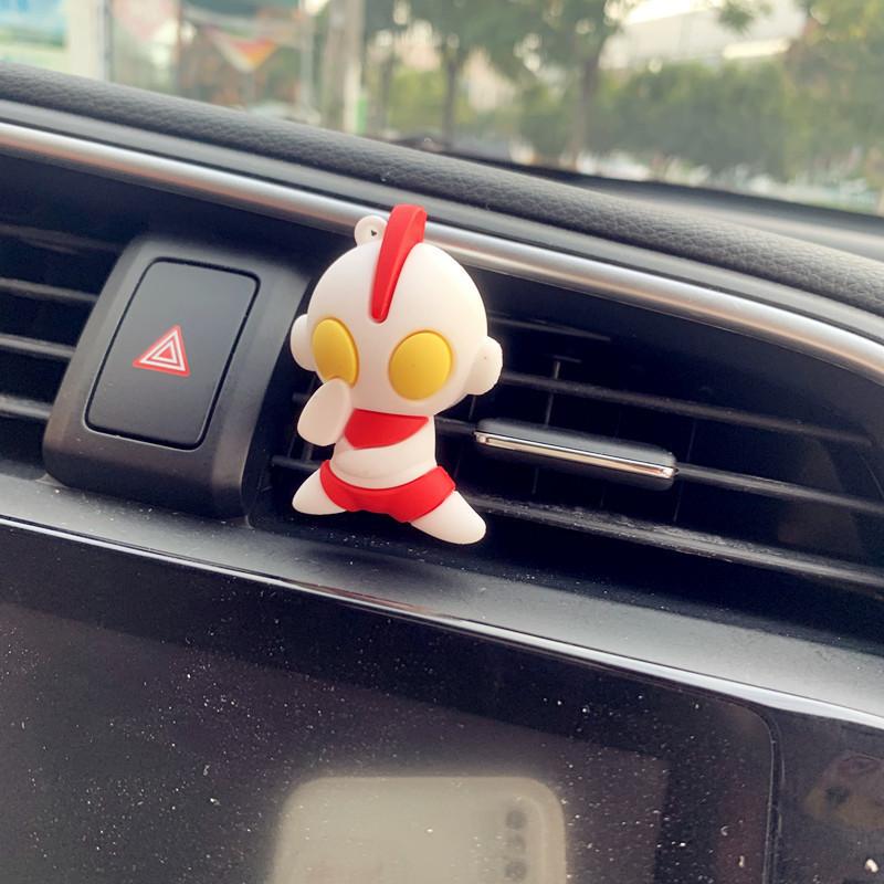 

Car Decoration Cartoon Ultraman Monster Aromatherapy Freshener Clip Perfume StyleC
