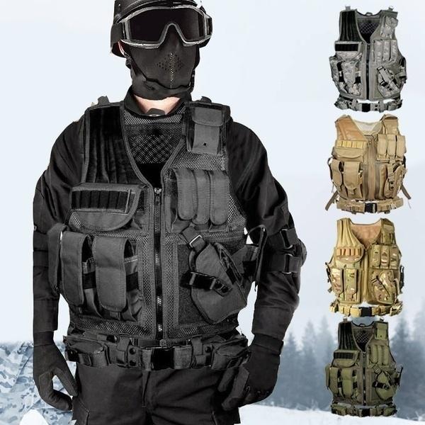 ayomotesagan MASSES GAME VEST CS Tactical Vest Multi-pocket SWAT