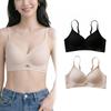 Navava Women S Comfortable Daily wireleSS SeamleSS Hook Bra Set 2p