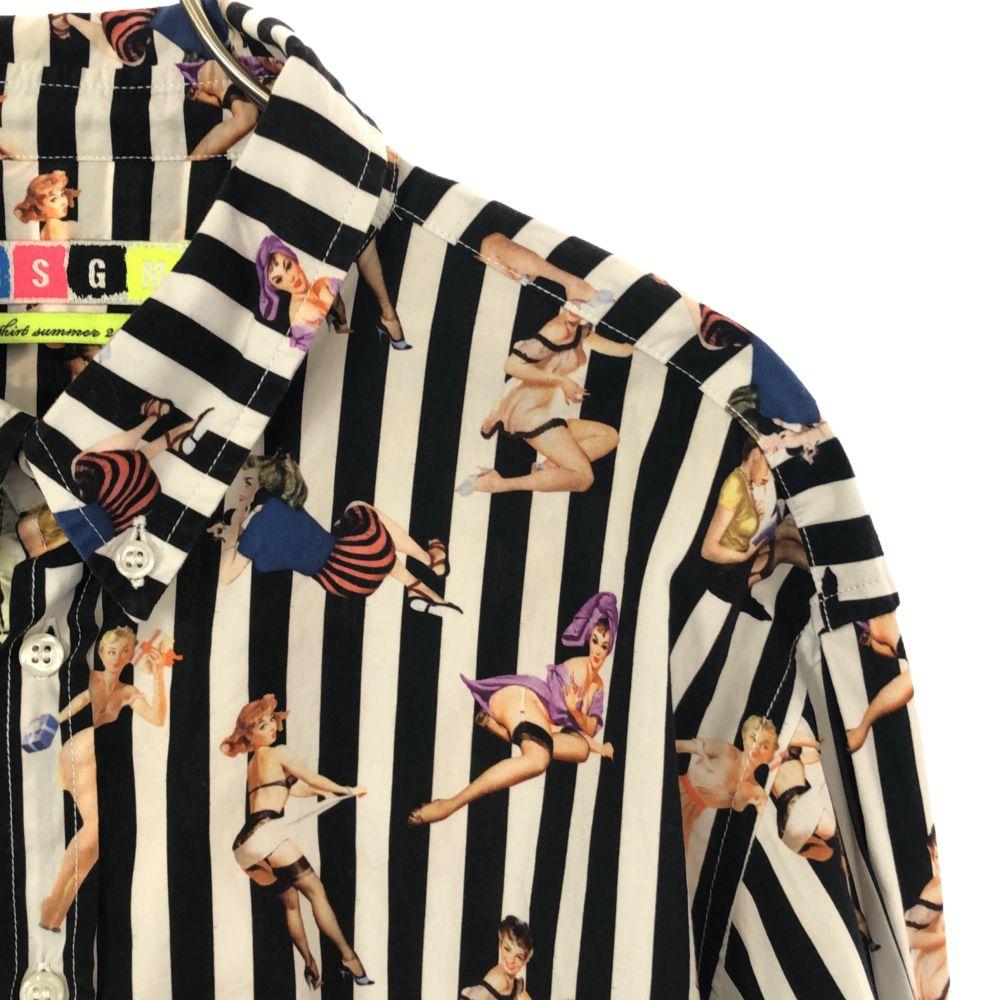 MSGM stripe Long sleeve Button down shirt 41 Men's Used