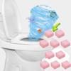 Pink Automatic Toilet Bowl Cleaners Tablets,10/50/100PCS Home Bathroom Cleaners,Effervescent Tablet Quickly Remove Urine Stains