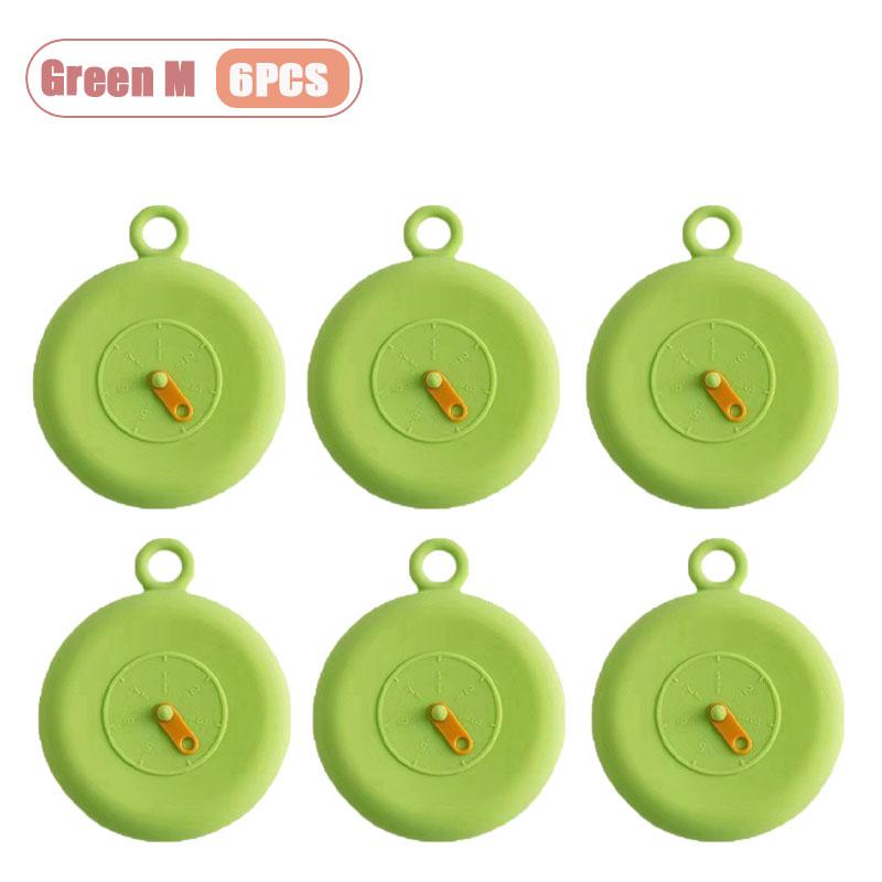 Food Cover Set Bowl Lids Heat Resistant Round Refrigerator Leftovers Universal Sealing Lids Reusable Kitchen Covers