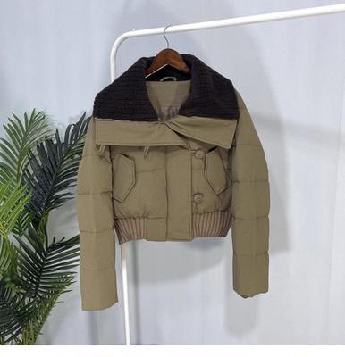 Women's Winter Short Design Thickened Lapel Bread Clothing Commuter Eleganttem Perament Coat