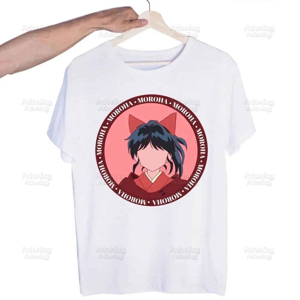 Inuyasha Sesshoumaru Higurashi Kagome  Unisex's Tshirt Cute Printing Shirt  Unisexs Fashion T-Shirt For  Unisex Casual Tops Short Sleeve Shirt