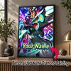 Personalized Garchomp Diamond Art Custom Name 5D Diamond Painting Full Drill DIY Craft